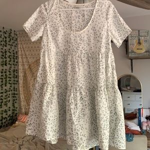 Black and white Cheetah dress